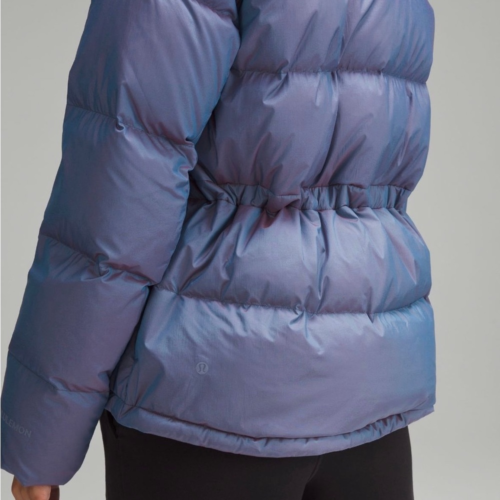 NWT - Lululemon Wunder Puff jacket Irridicent Blue sz.6 - Picture 6 of 9
